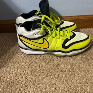 Nike basketball Neon Yellow and Black Sneakers